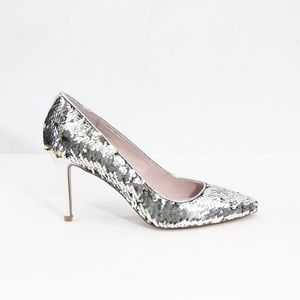 Women Sequin Heels sz 7 NEW Chinese Laundry Stiletto Ruthy Pointed Toe